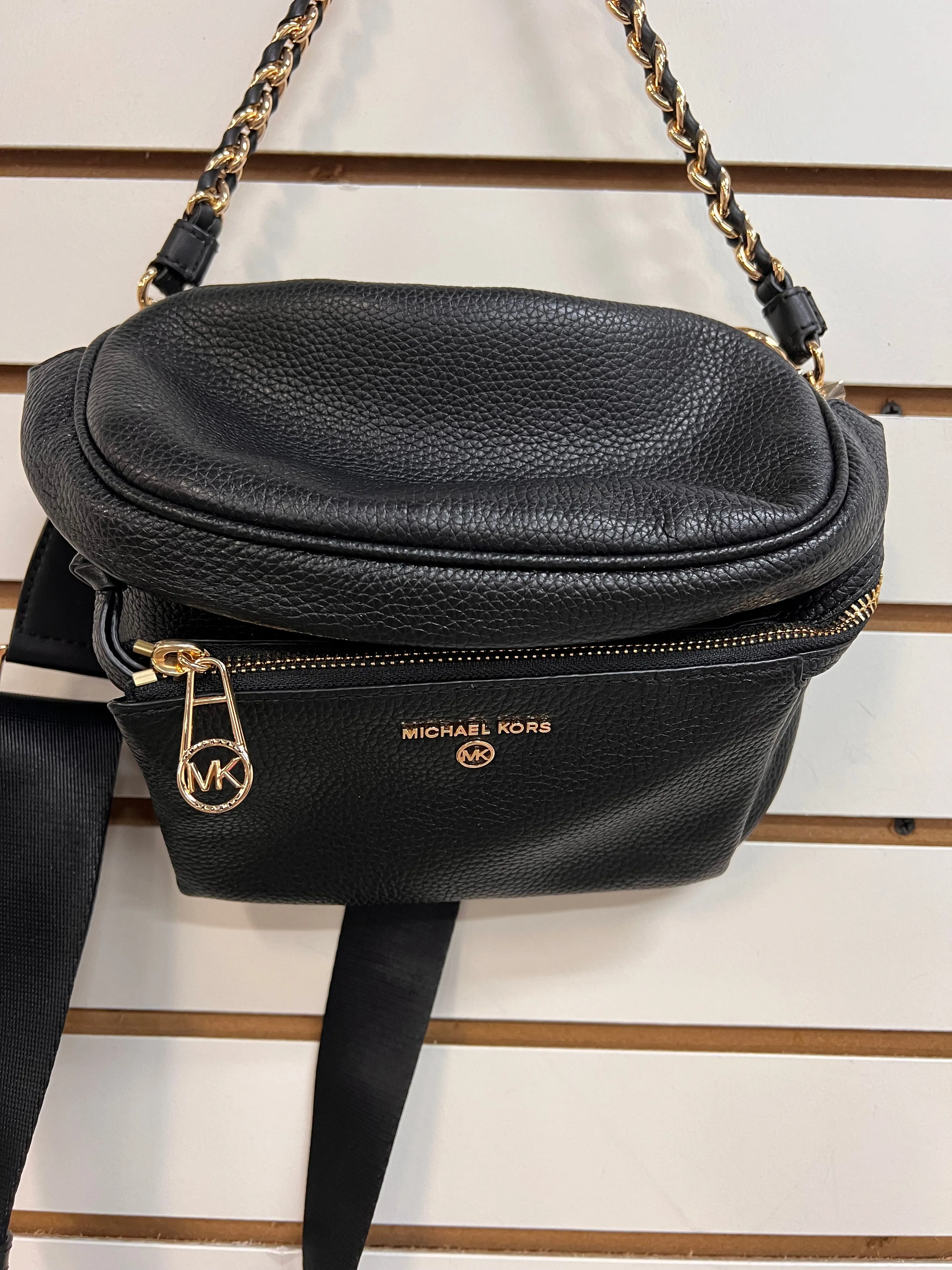 Belt Bag Designer By Michael Kors In Black, Size:Medium