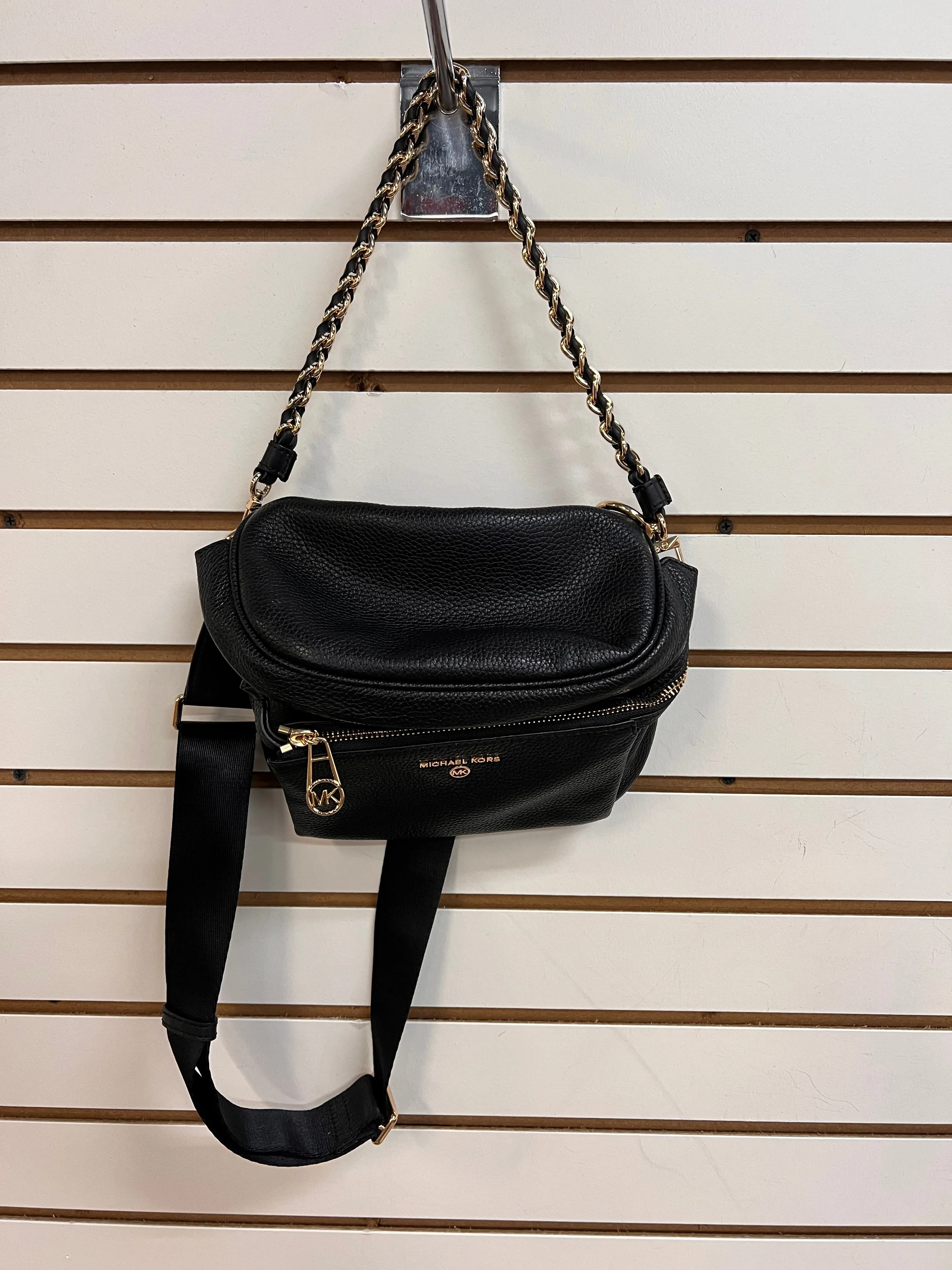 Belt Bag Designer By Michael Kors In Black, Size:Medium