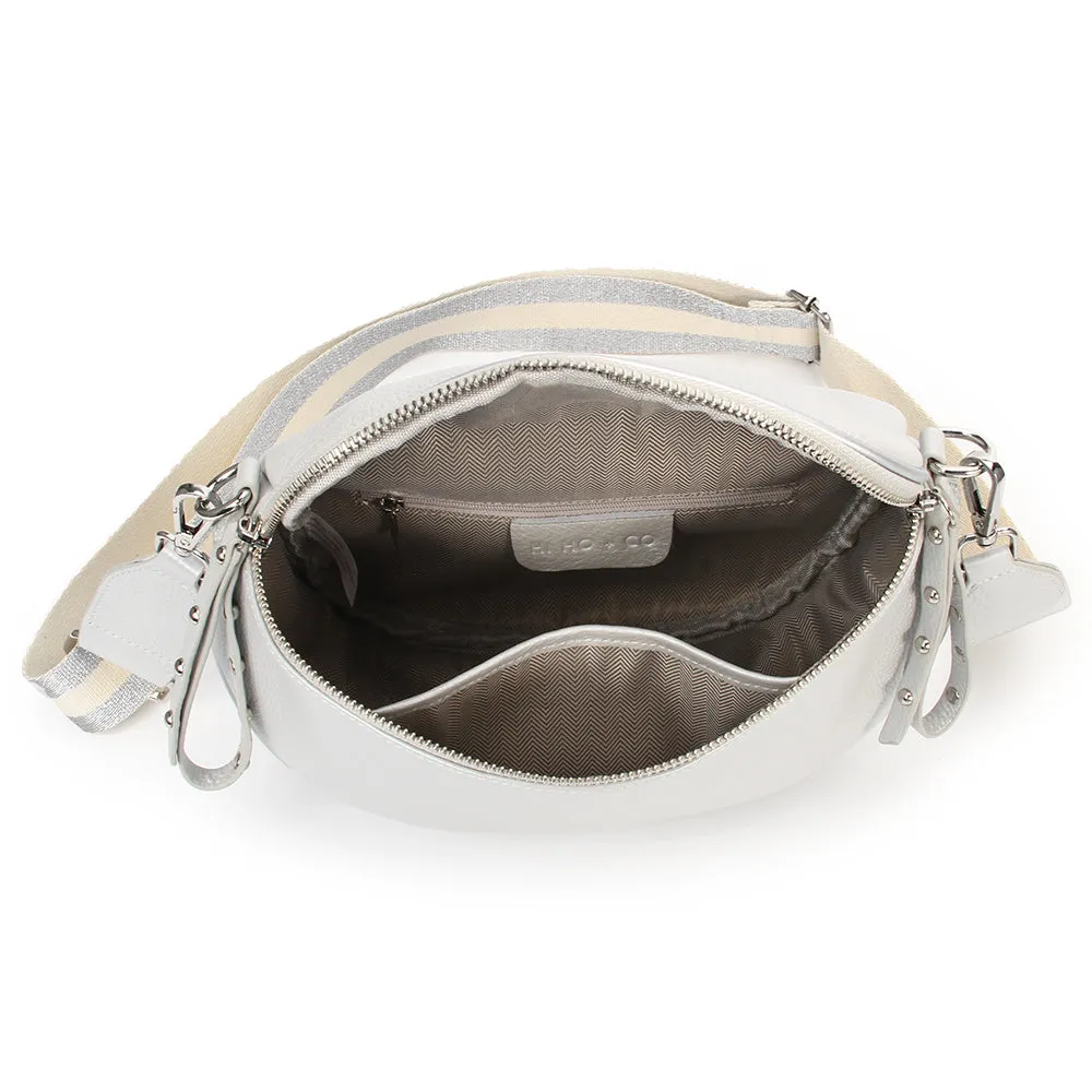 Hi Ho & Co New Rocker Bag Silver/Silver