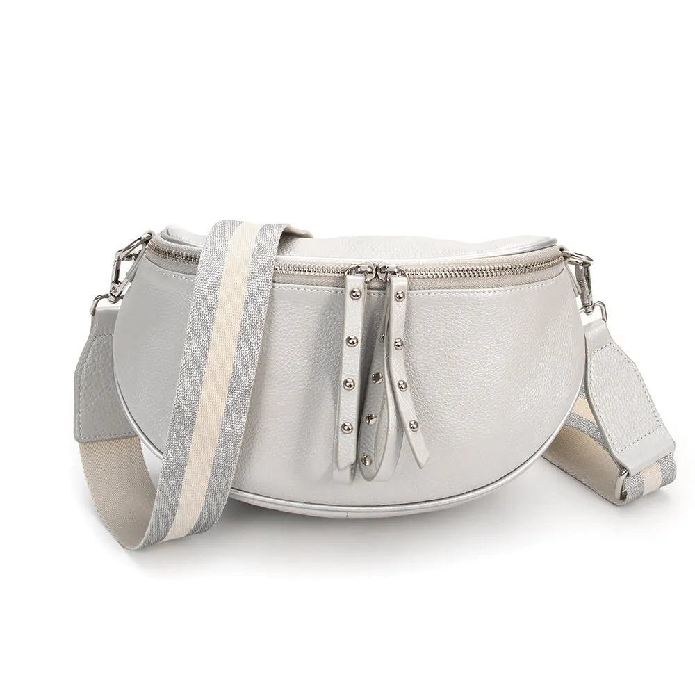 Hi Ho & Co New Rocker Bag Silver/Silver