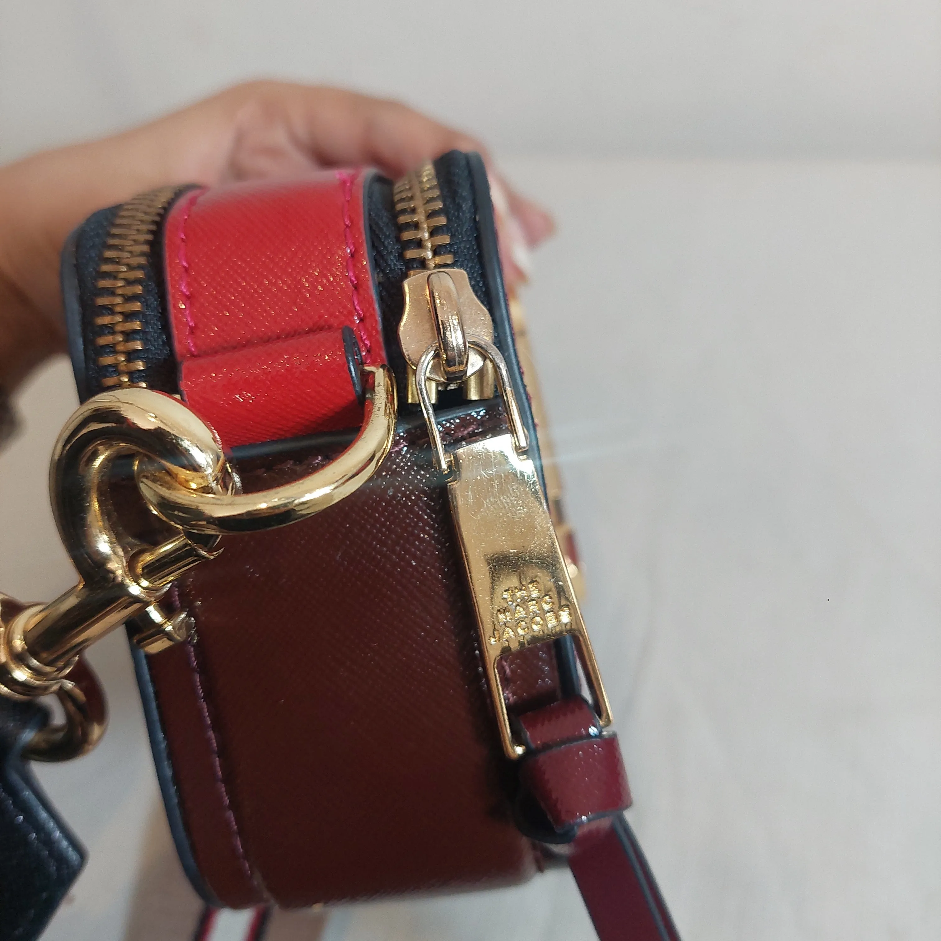 Marc Jacobs 'New Cranberry Multi' Snapshot Crossbody Bag | Gently Used |