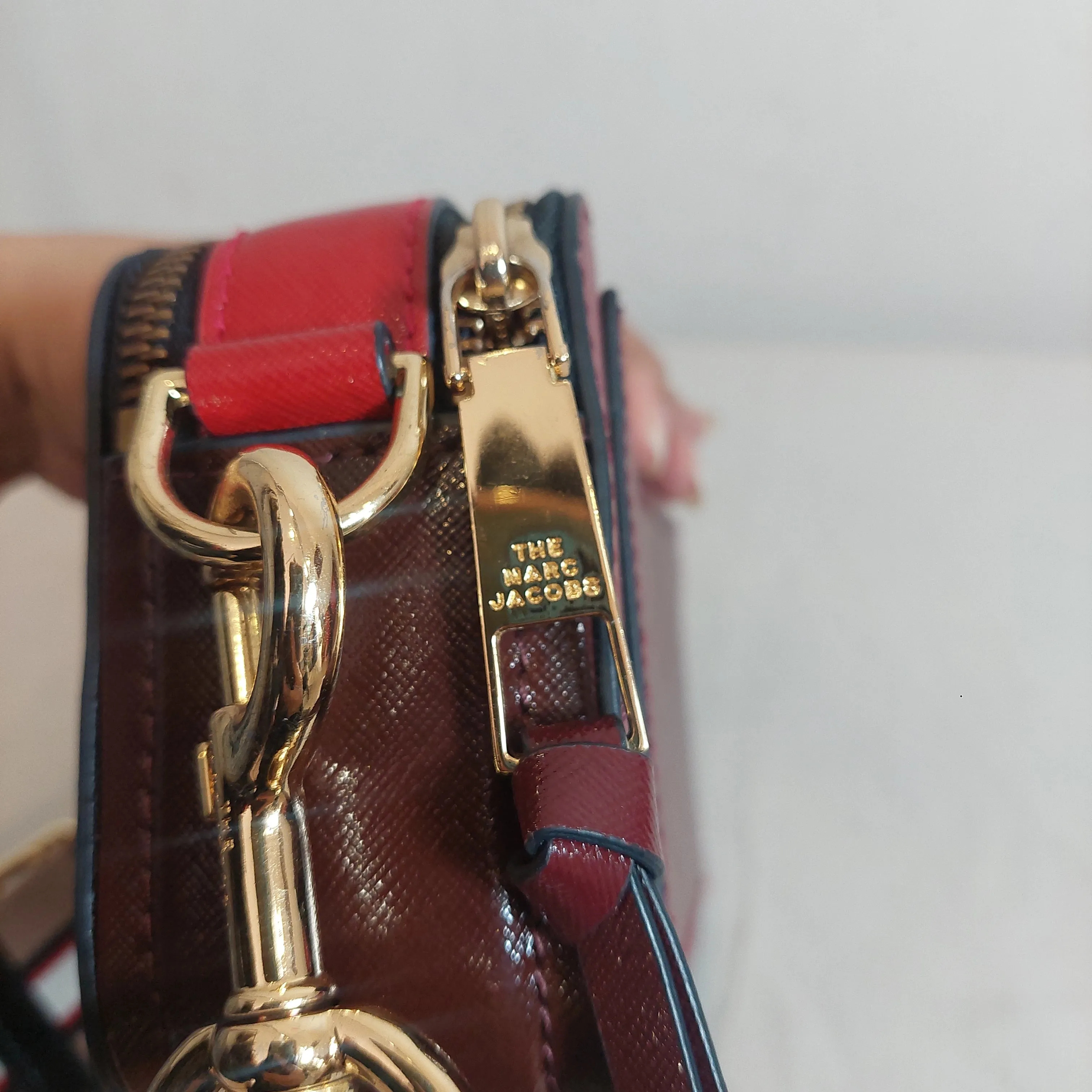 Marc Jacobs 'New Cranberry Multi' Snapshot Crossbody Bag | Gently Used |