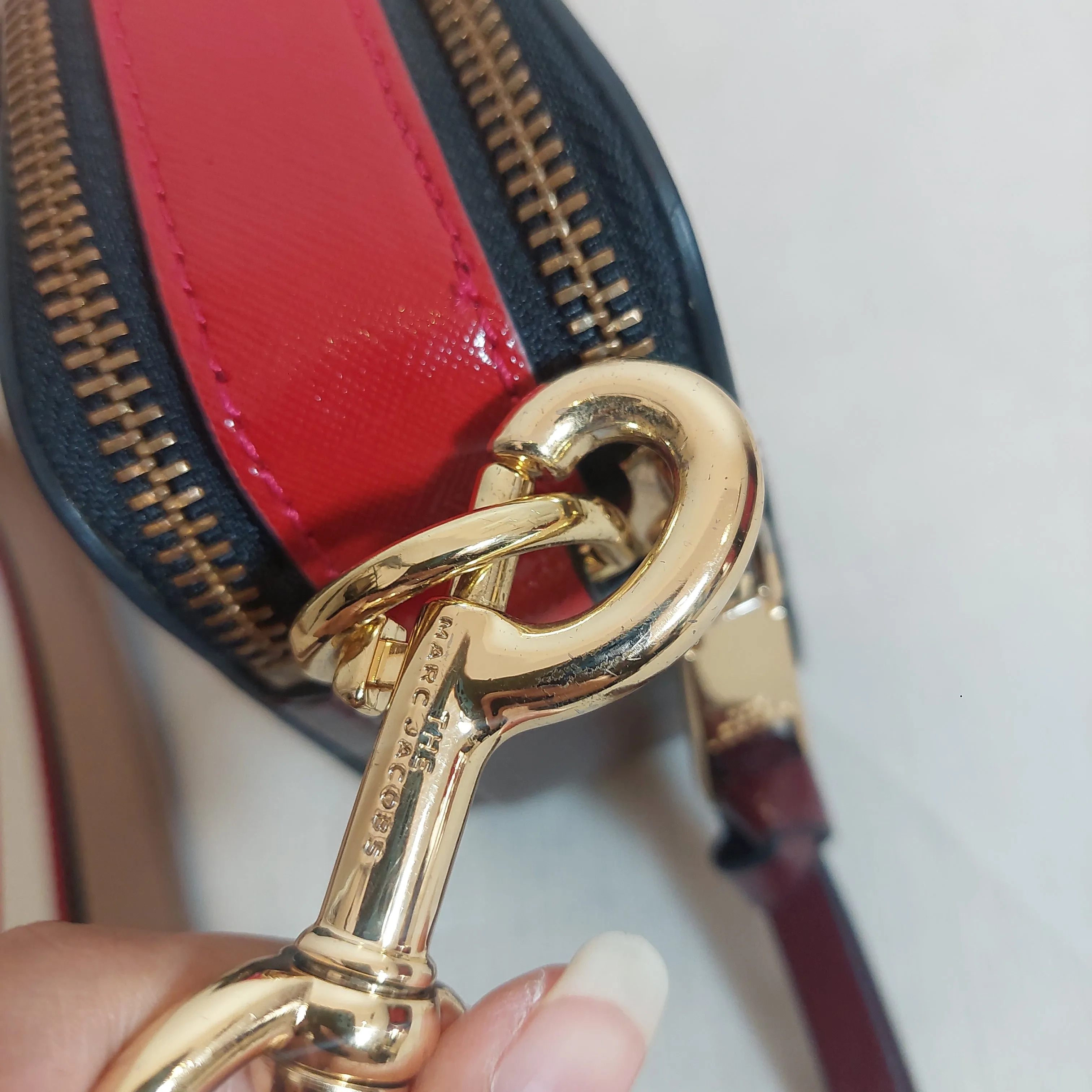 Marc Jacobs 'New Cranberry Multi' Snapshot Crossbody Bag | Gently Used |