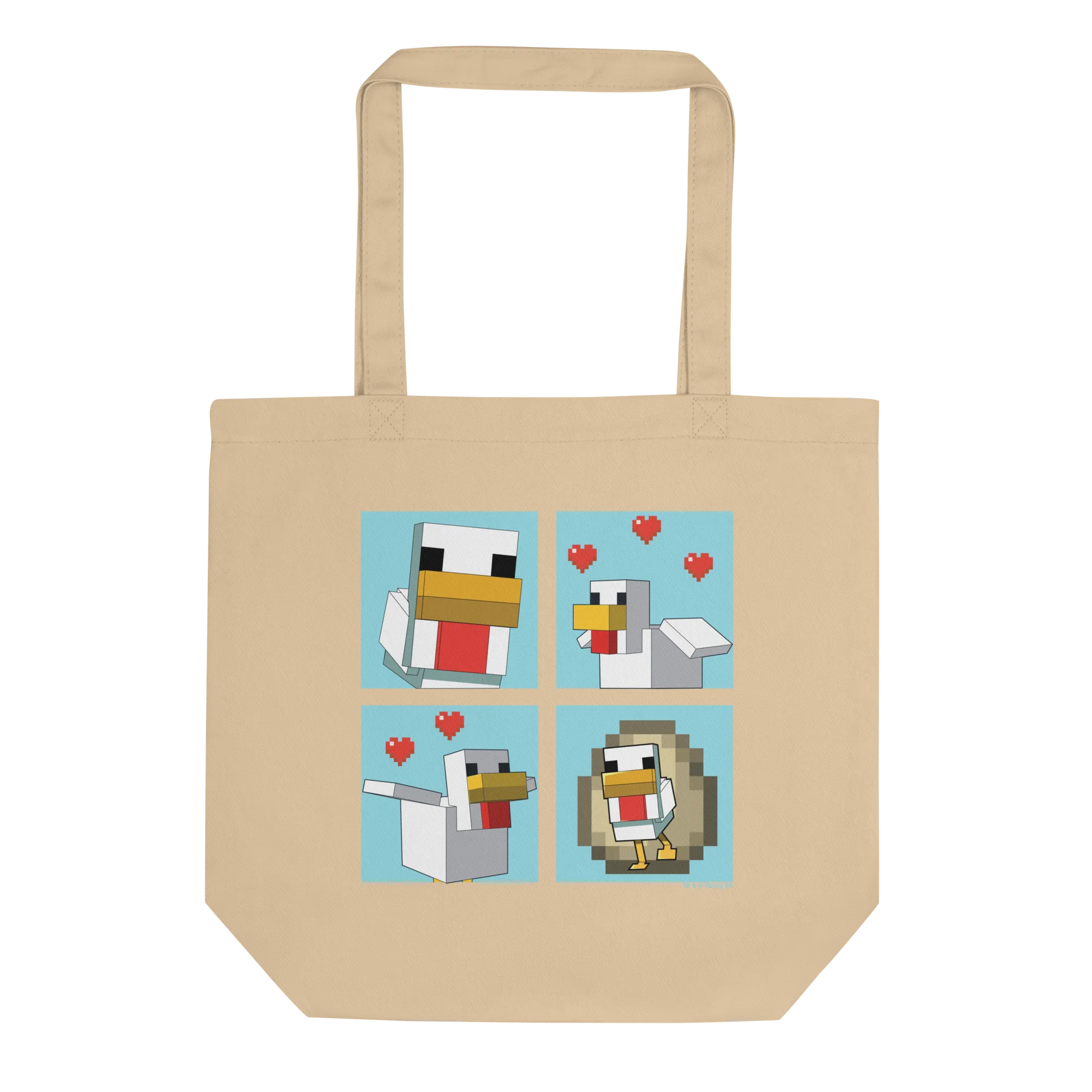 Sure! Here’s an optimized title for the product:

Eco-Friendly Blue Chicken Family Tote Bag – Stylish Reusable Shopping Bag for Minecraft Fans

If you have any other requests or need further assistance, feel free to ask!