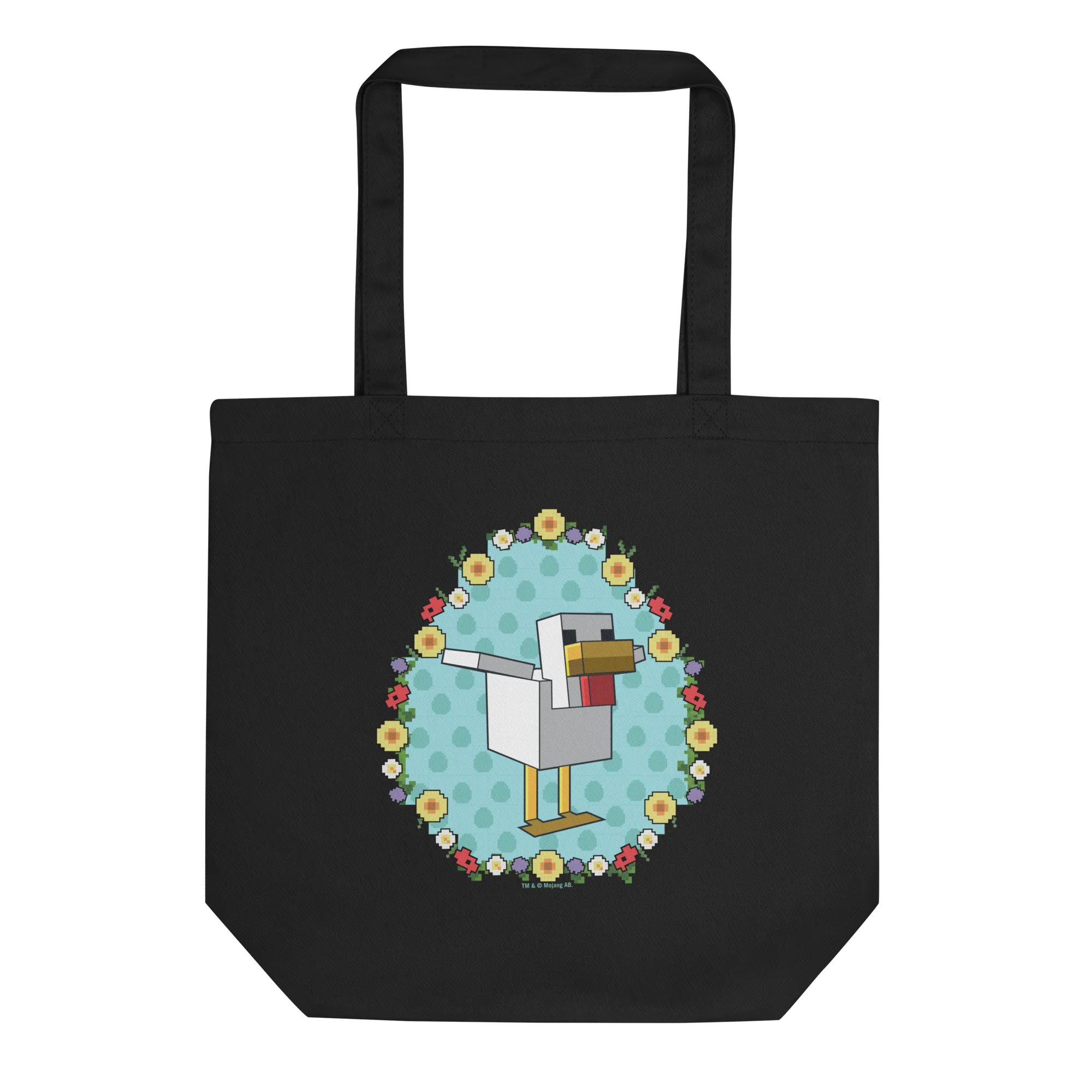 Minecraft Flower Chicken Eco Tote Bag