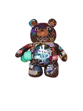Tagged Up Sip Bear Backpack - Multicolor